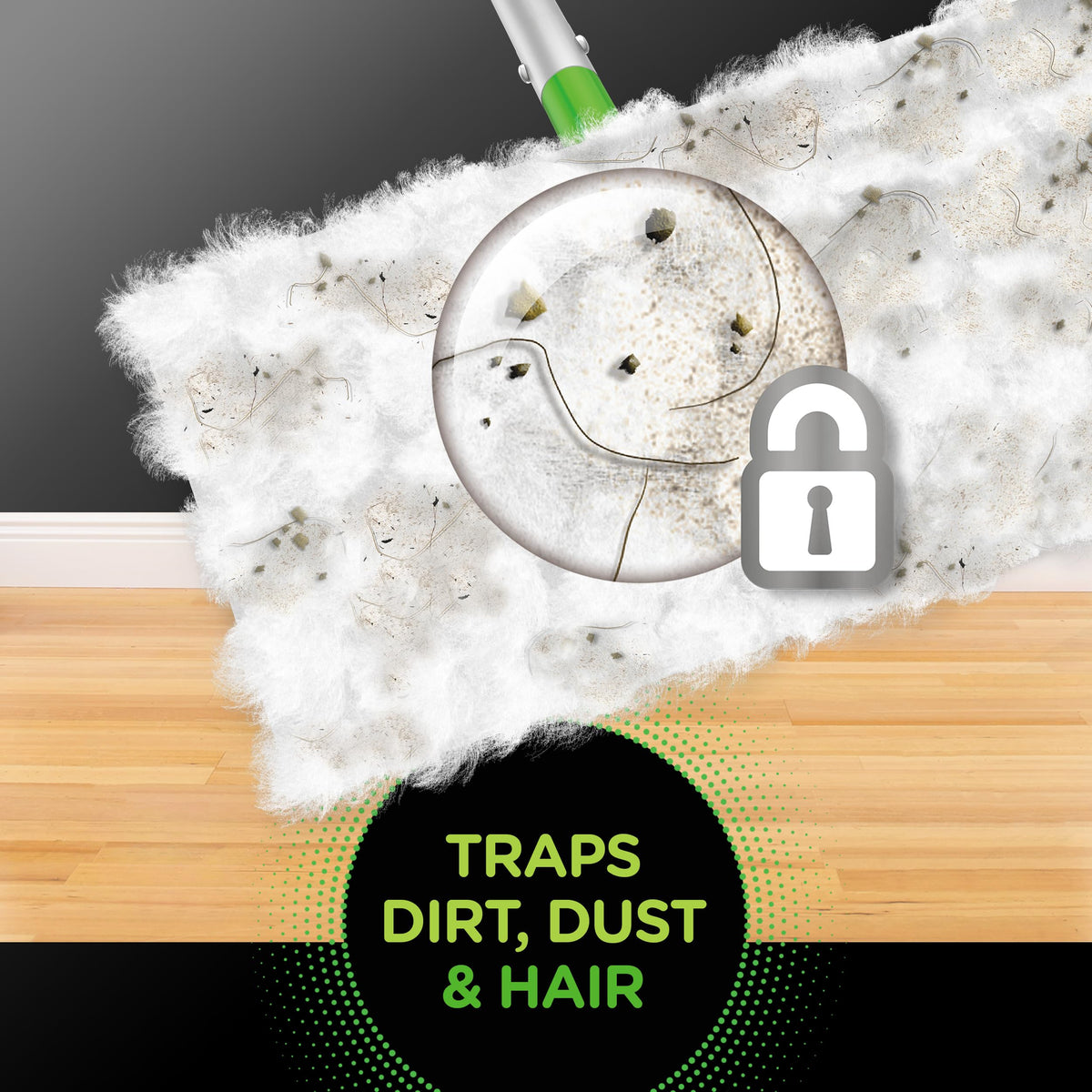 Swiffer Sweeper Heavy Duty Dry Multi-Surface Cloth Refills for Floor Sweeping and Cleaning, Unscented, 32 Count