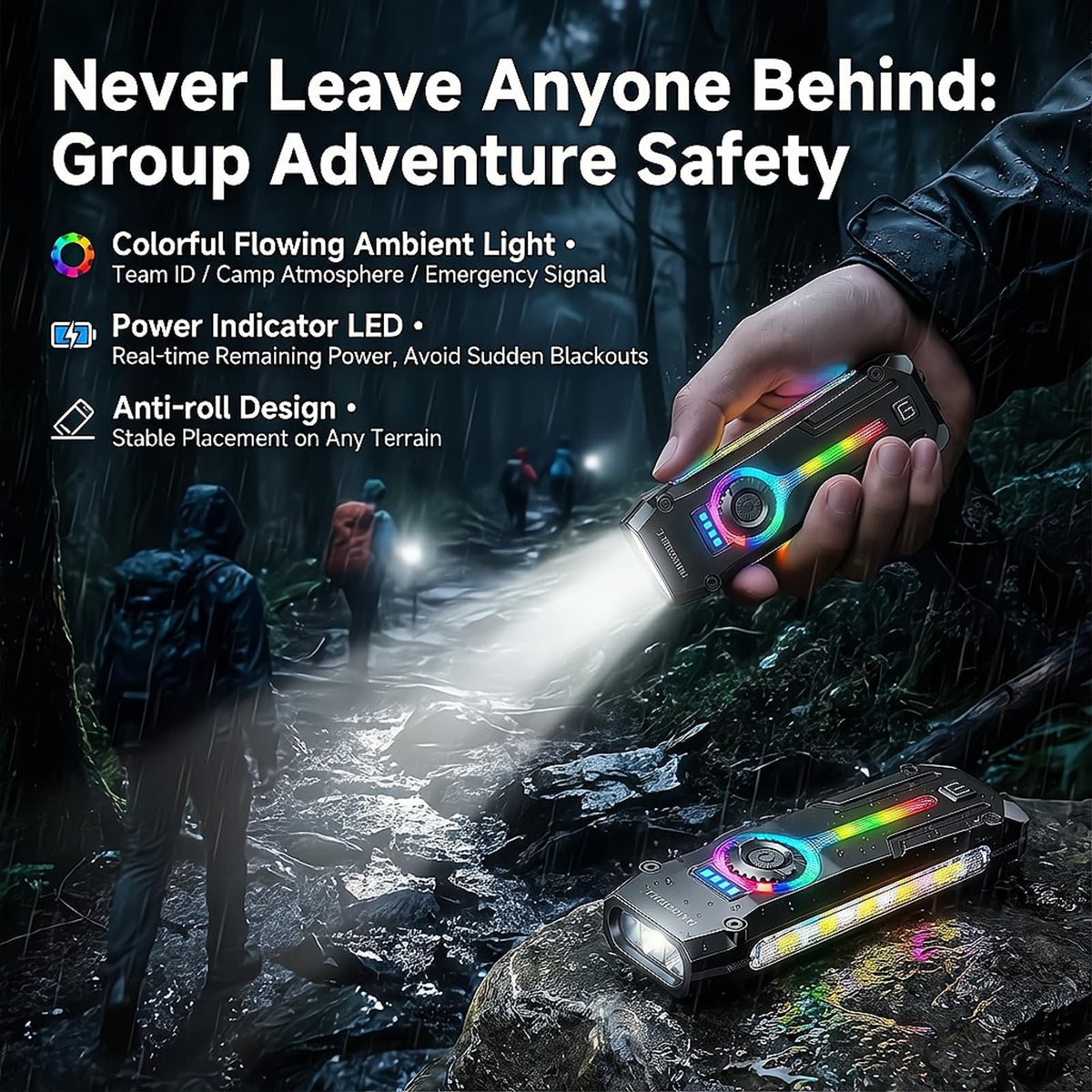 Flat EDC Rechargeable Tactical Flashlight, UV Magnetic Small Work light