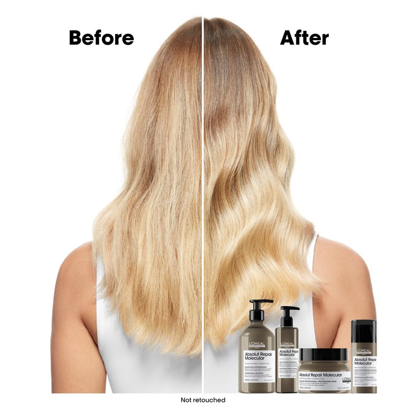 L'Oréal Professionnel Paris Absolut Repair Shampoo & Hair Mask Set - Repairs Damage & Adds Shine, Nourishing & Strengthening, For Dry & Damaged Hair