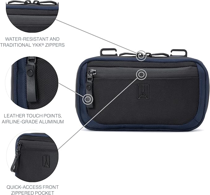 Travelpro Altitude Travel Essentials Organizaton Kit, Men and Women, Aviator Navy