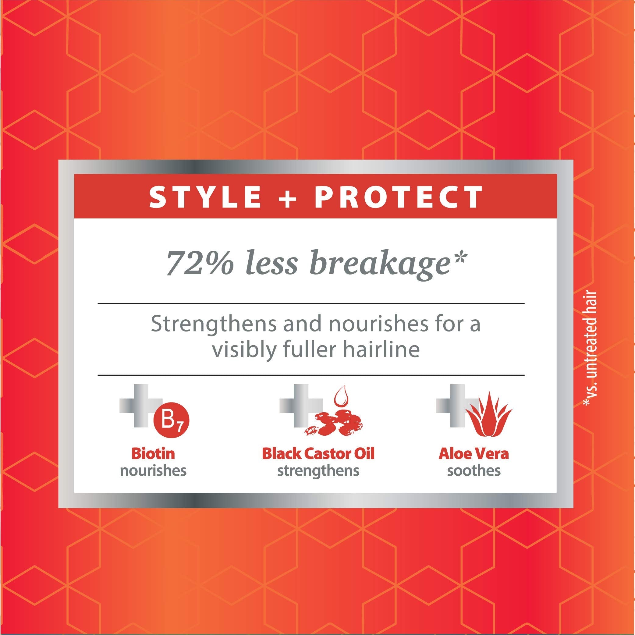Dr. Miracle's Strong & Healthy Temple & Nape Balm. Contains Aloe Vera and Black Castor Oil for length retention and growth 6oz