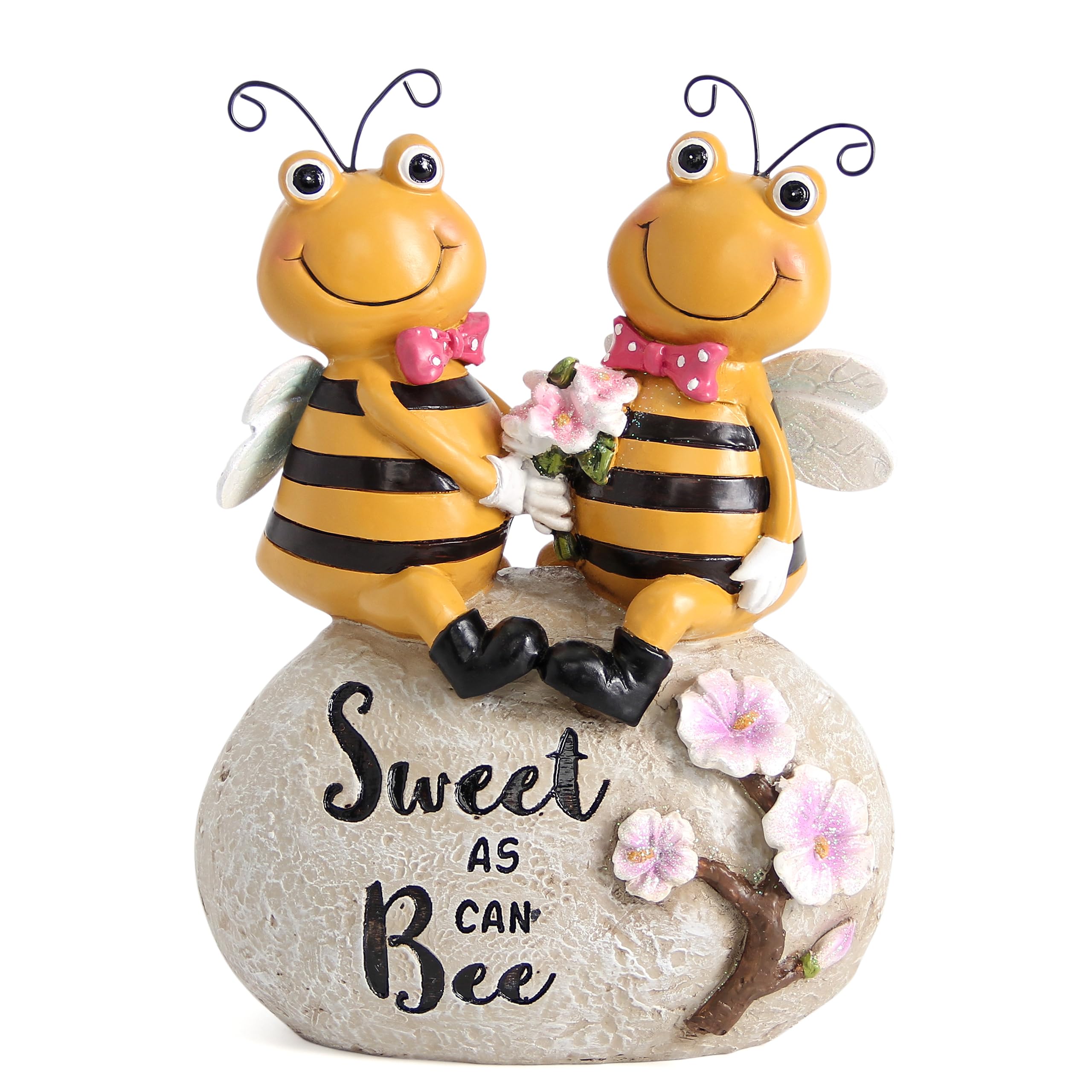 Bee Statue for Garden decor,Honey Bee Gifts Spring Decor for Outdoor,Bumle Bee Figurines Decoration for Garden Patio Yard Lawn&Indoor Table Shelf Kitchen Home Decor,Best Gifts for Lovers women