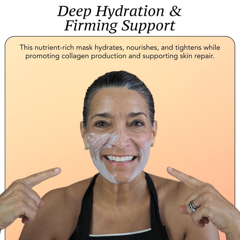 Peaches Skin Care Miracle Mask – Hydrating Face Mask with Beeswax, Avocado Oil and Pumpkin Enzymes – Exfoliating Formula for Smoother-Looking Skin – 1.7 oz