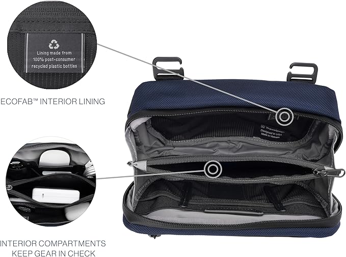 Travelpro Altitude Travel Essentials Organizaton Kit, Men and Women, Aviator Navy