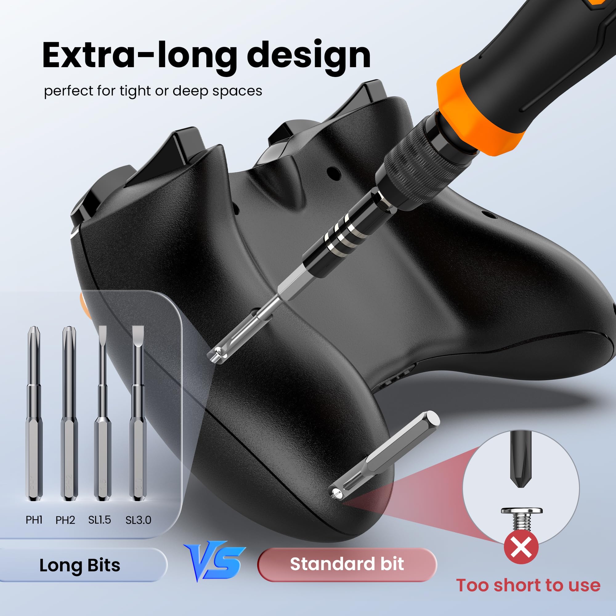 JOREST 152 in 1 Precision Screwdriver Set, Tool Gifts for Men, Magnetic Repair Tool Kit for Electronics, Macbook, Laptop, PC, RC, PS5, iphone,Jewelers, XBOX, Glasses