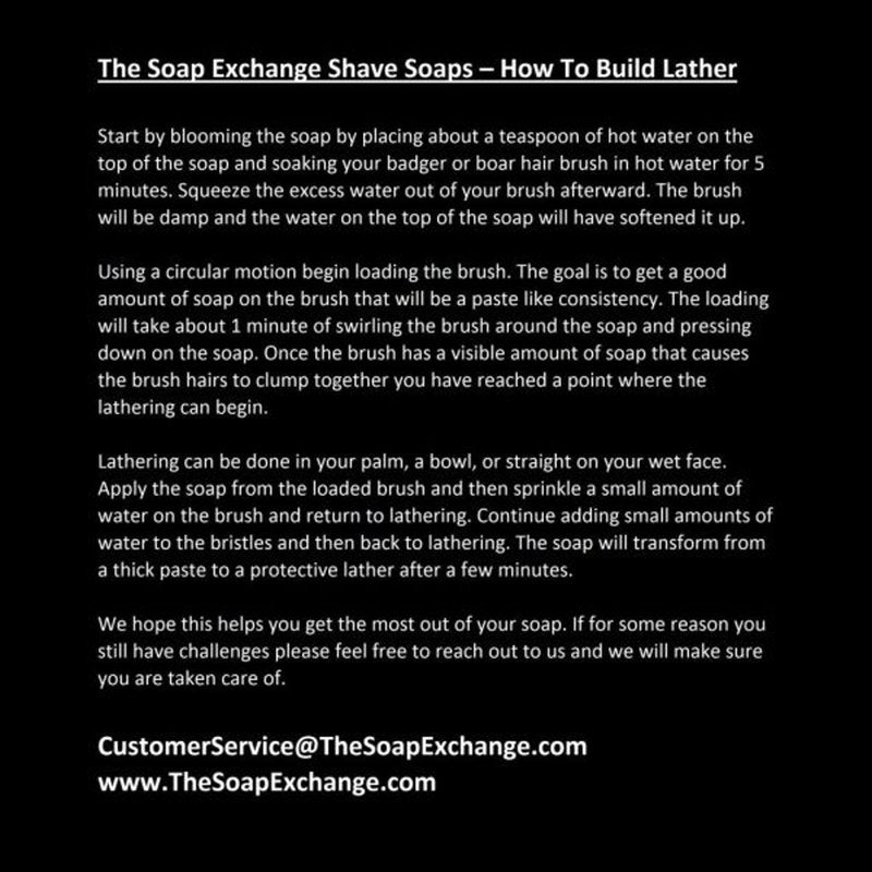 TSE for Men Nag Champa Shaving Soap with Tallow and Shea Butter. Natural Ingredients for Rich Lather and a Smooth Comfortable Shave. Artisan 4.5 oz Semi-Soft Italian Style. Made in the USA.