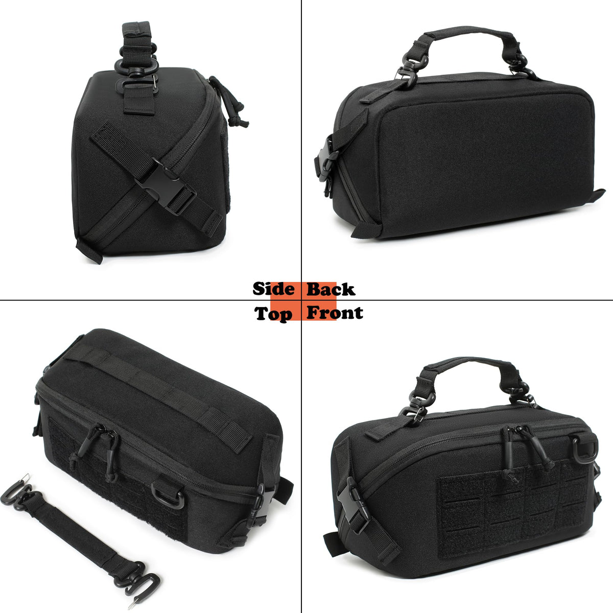 Katadem Tactical Pouch for Men with Wide Open Design - Travel Toiletry Organizer Tactical Storage Organizer for Gadget Gear,Admin Pouch EDC Military Tool Molle Pouches