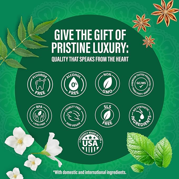 GuruNanda Mint to Be Kit – CocoMint Oil Pulling, Hydroxyapatite Neem Toothpaste, & Dual Barrel Breath Harmonizer Mouthwash for Fresh Breath & Oral Care