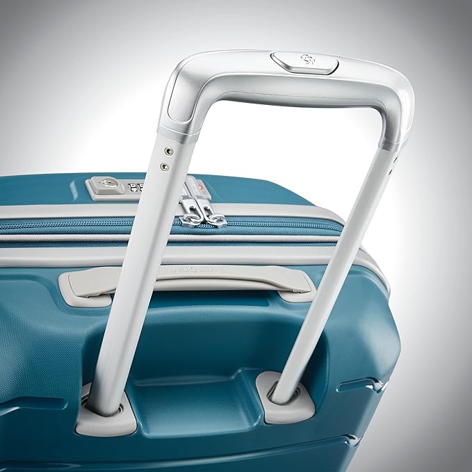 Samsonite Freeform Hardside Carry-On Luggage with Spinner Wheels - Hardshell Suitcase - TSA, Airline-Approved - Expandable Hard Shell, Smooth Rolling Wheels for Lightweight Travel - Dark Teal
