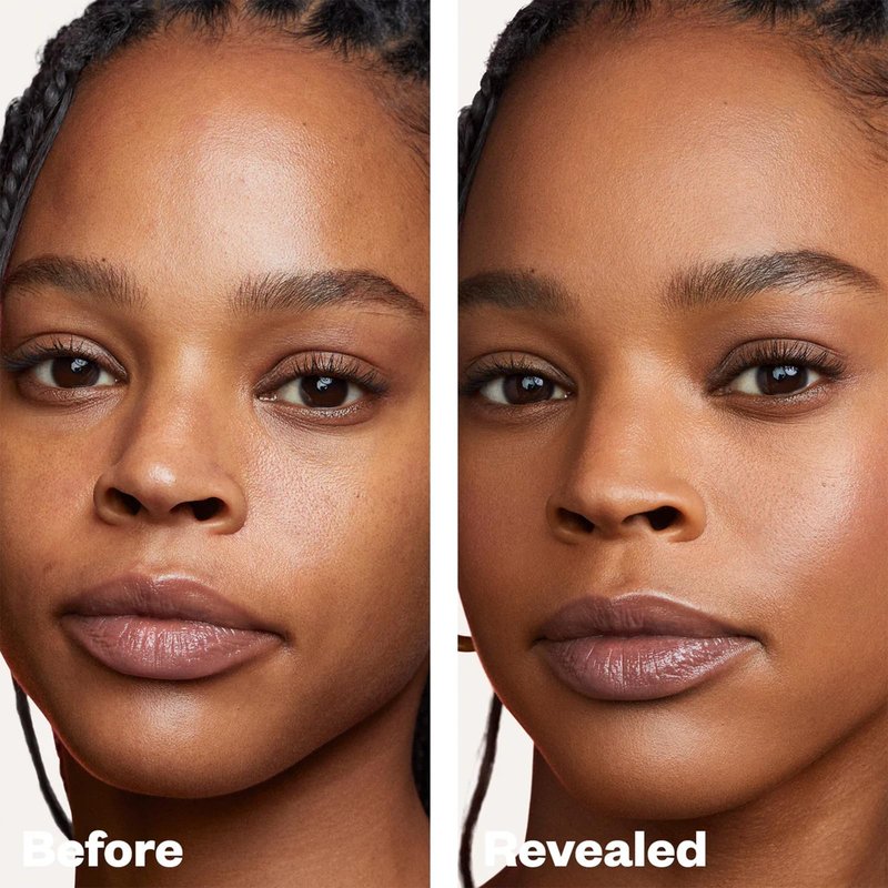 Kosas Revealer Liquid Foundation SPF 25 – Medium Buildable Coverage, Hydrating Natural Glow Finish, Medium Deep Warm 350