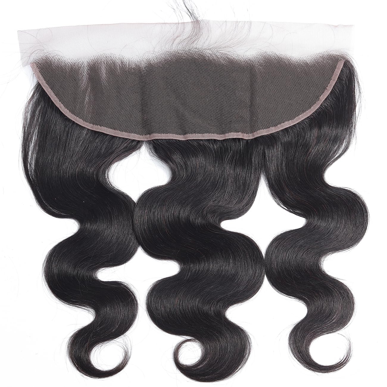 RESACA 20 Inch Body Wave HD Lace Frontal Human Hair 13x4 Transparent Swiss Lace Front 150 Density Ear To Ear for Women 100% Unprocessed Brazilian Virgin Human Hair (Nature Black Color)