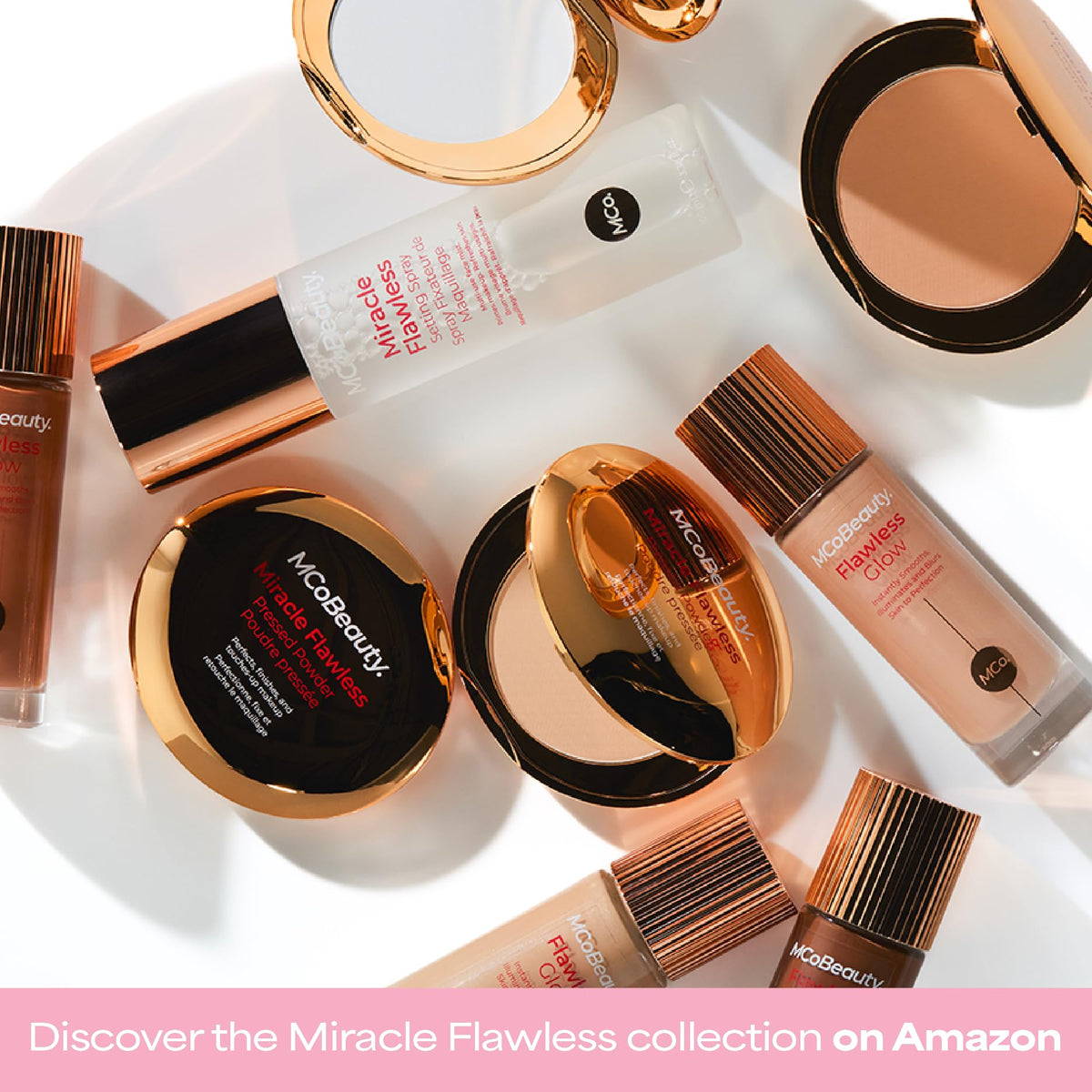 MCoBeauty Miracle Flawless Pressed Powder - 1 Light