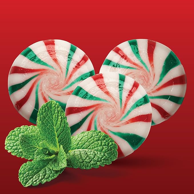 Starlight Mints - 2 Pound Pack (About 150 Count) - Peppermint Candy - Pinwheel Bulk Mints Individually Wrapped - Mint Candy for Office Bowls, Parties and Events