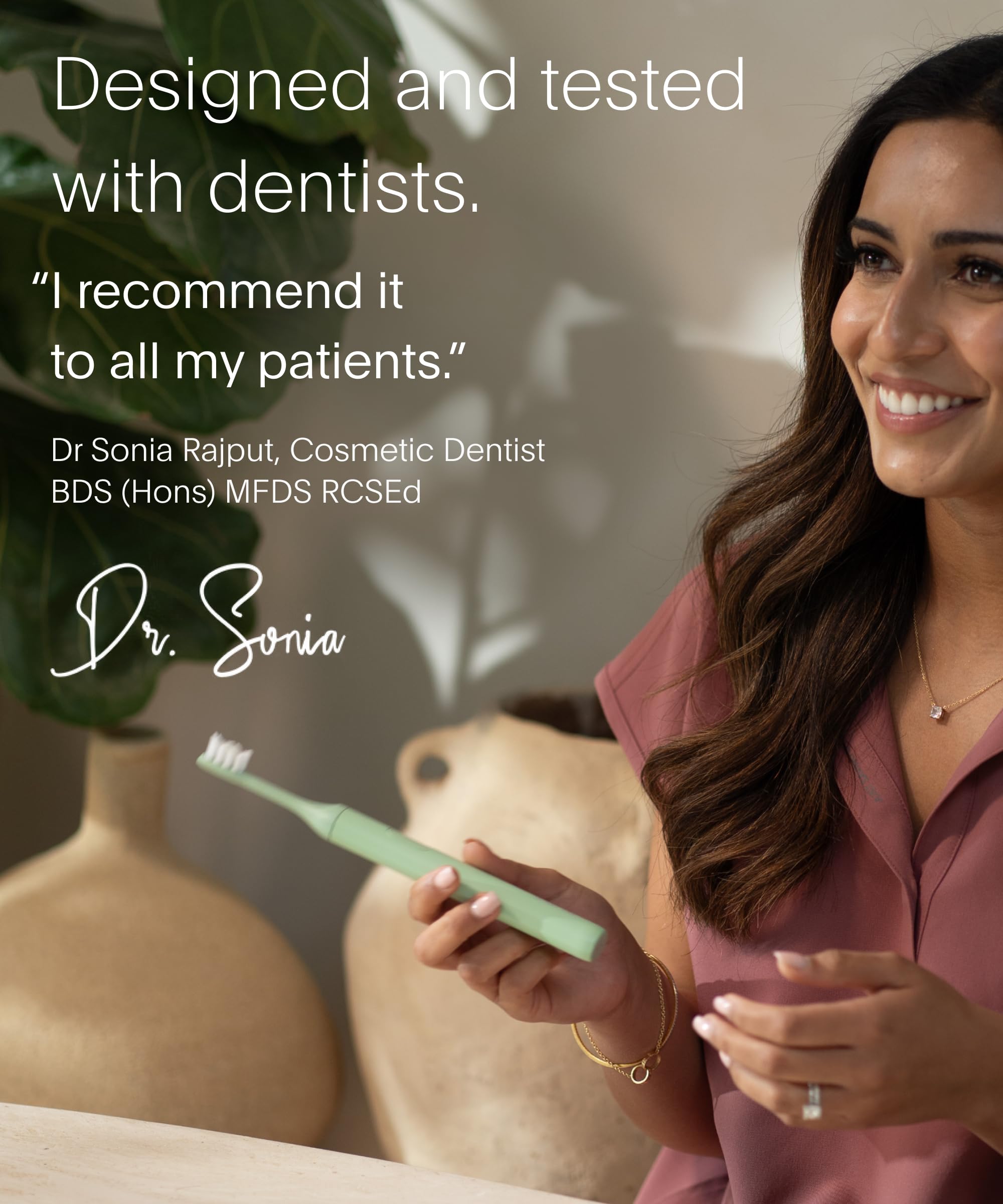 SURI 2.0 New Sonic Electric Toothbrush with Pressure Sensor & UV-Cleaning Travel Case | 1 Month+ Battery | Electric Toothbrush for Adults | Travel Toothbrushes | Tooth Brush | Green