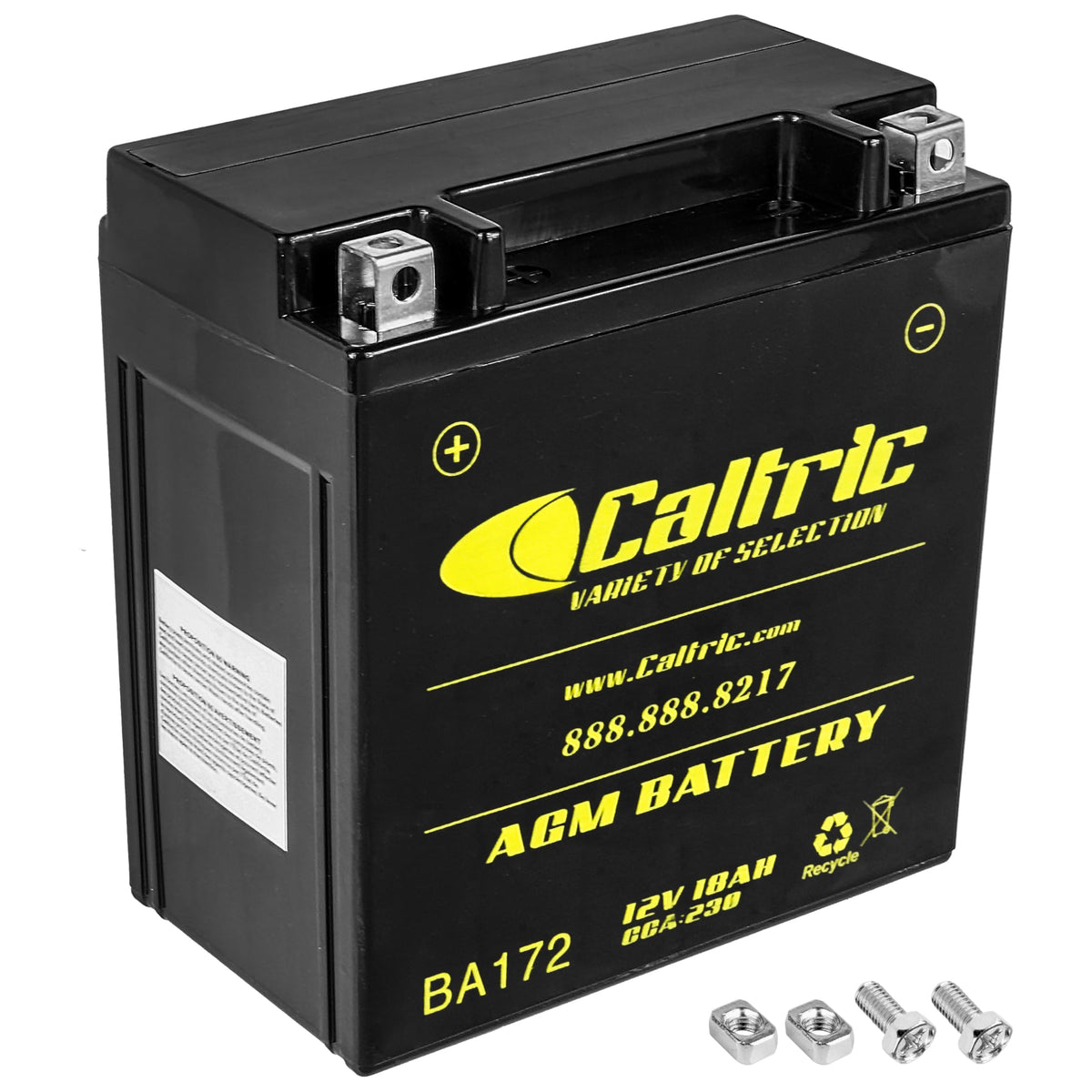 Caltric Agm Battery Compatible with Kawasaki Vn1500 Vn-1500 Vulcan 1500 Classic 1996 1999-2008