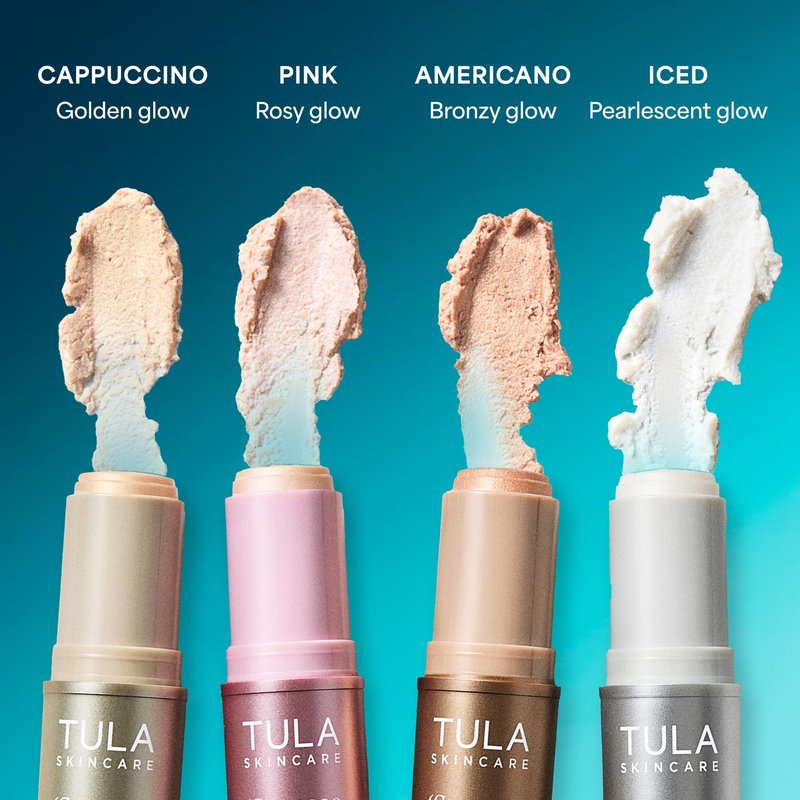 TULA Skin Care Spresso Energizing Eye Balm, Iced - Energizing & Hydrating Caffeine Under Eye Treatment for Dark Circles, Portable and Perfect to Use On-the-go, 0.35 oz.