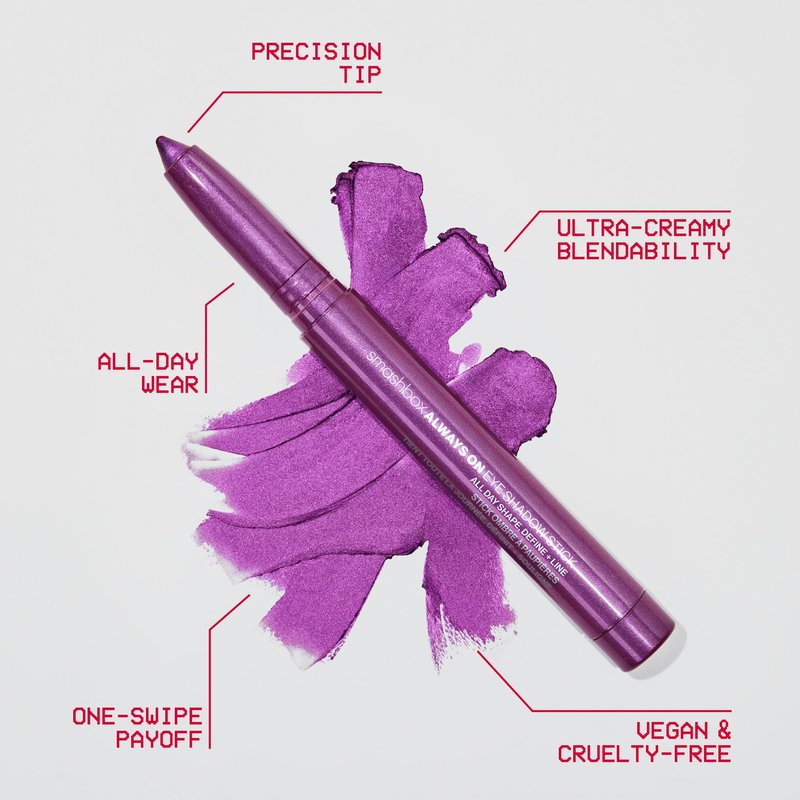 Smashbox Always on Eyeshadow Stick | Eye Shadow Stick with Precision Tip that Shapes, Defines & Lines Eyes for Bold Looks with Creamy Color | Loaded