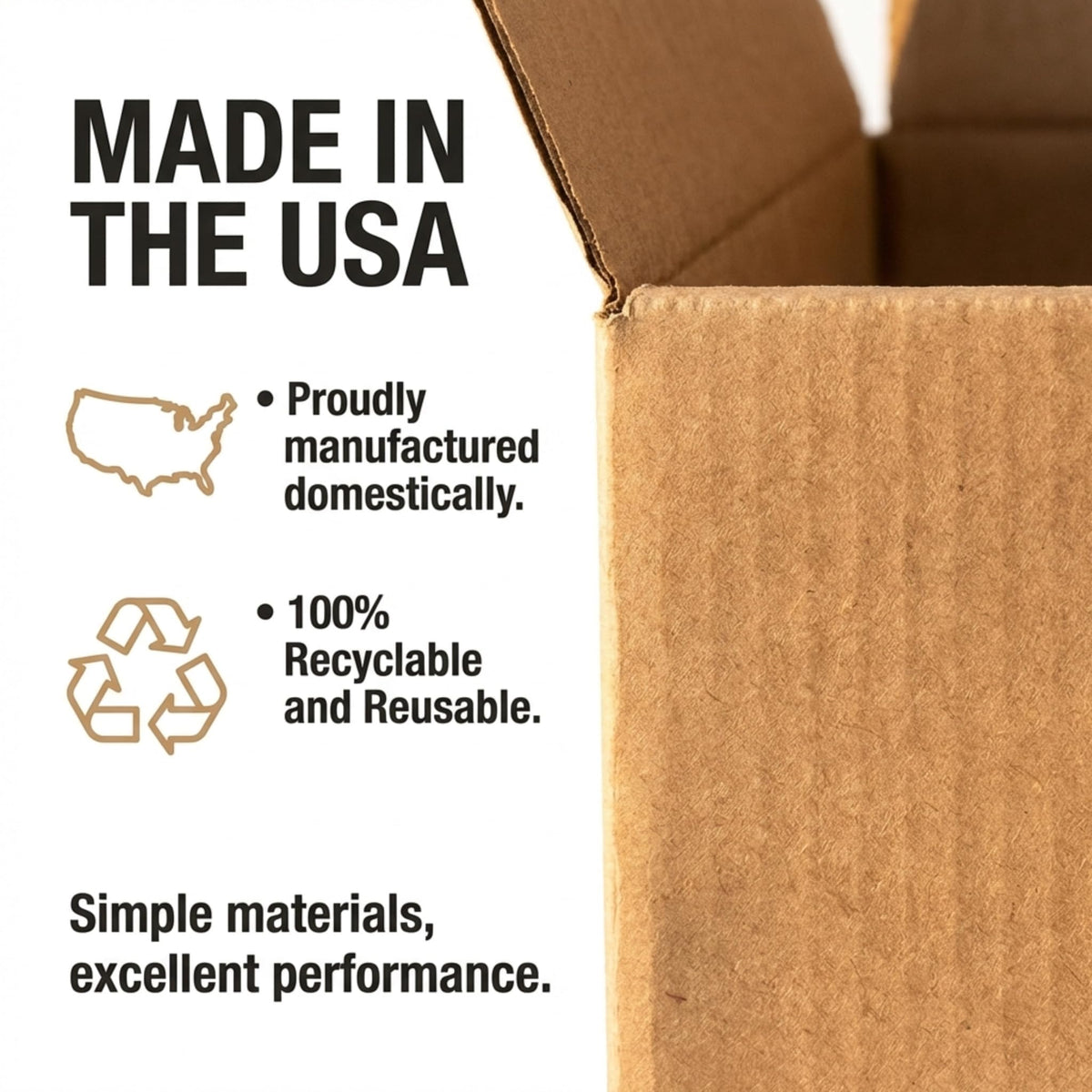 AVIDITI Shipping Boxes Flat 12"L x 9"W x 4"H, 25-Pack | Corrugated Cardboard Box for Packing, Moving and Storage