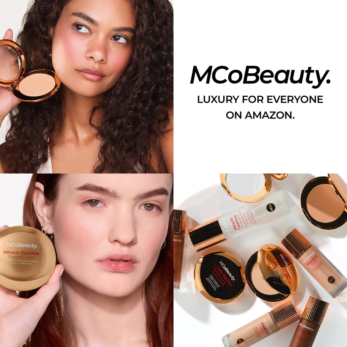 MCoBeauty Miracle Flawless Pressed Powder - 1 Light