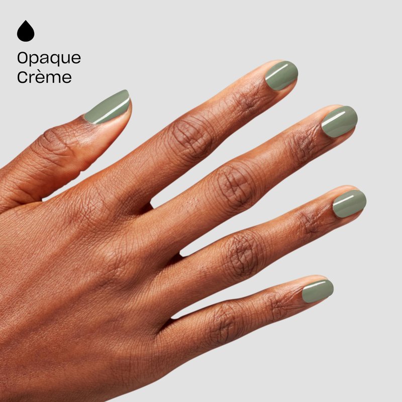 OPI Nail Lacquer Cargo All Out | Opaque Cool Army Green Crème Chip Resistant Nail Polish | What's Your Mani-tude | Fall 2025