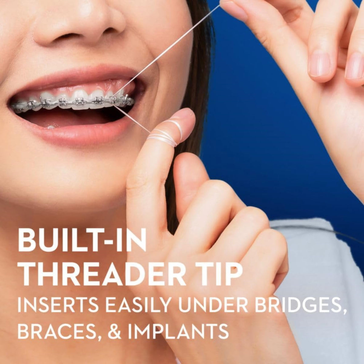 Oral-B Threader Floss 30 Count: 6 Envelopes of 5 Threaders (Pack of 3)