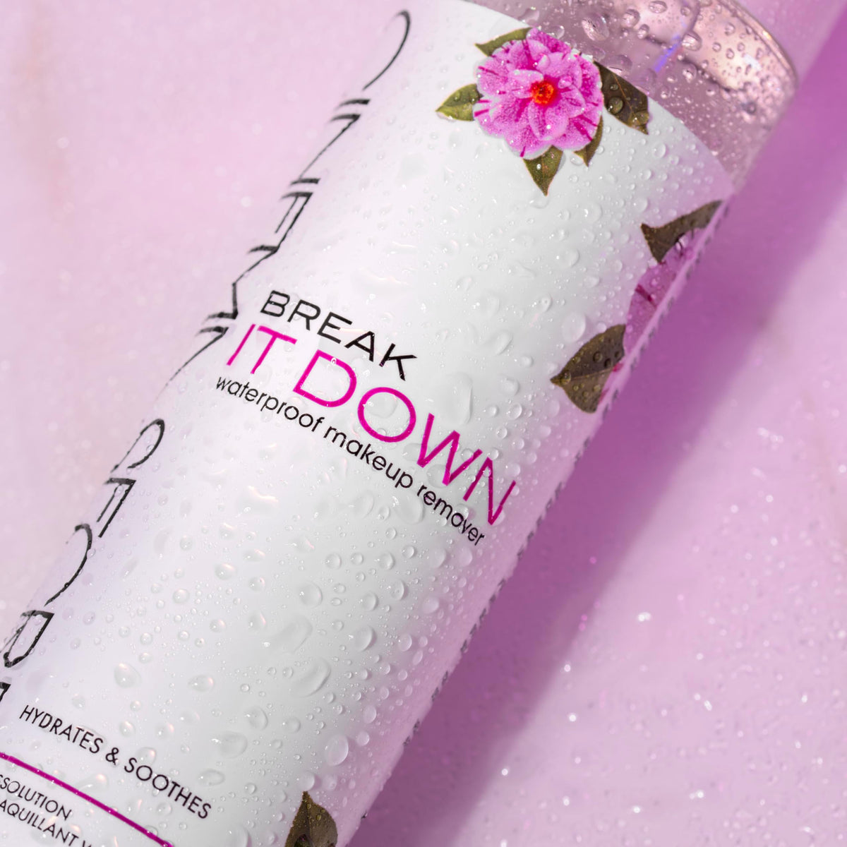 CINEMA SECRETS Break It Down Makeup Remover - Dual-Phase, Hydrating Eye & Face Cleanser for Long-Wear Makeup, Double Cleansing, Soothing & Paraben-Free Formula