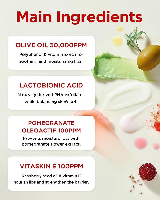TOCOBO Vita Glazed Lip Mask – Korean Vegan Lip Scrub & Overnight Exfoliating Treatment for Dry, Chapped Lips – Hydrating, Plumping, Smoothing – Glazed Balm Texture, Non-Sticky, 0.68oz