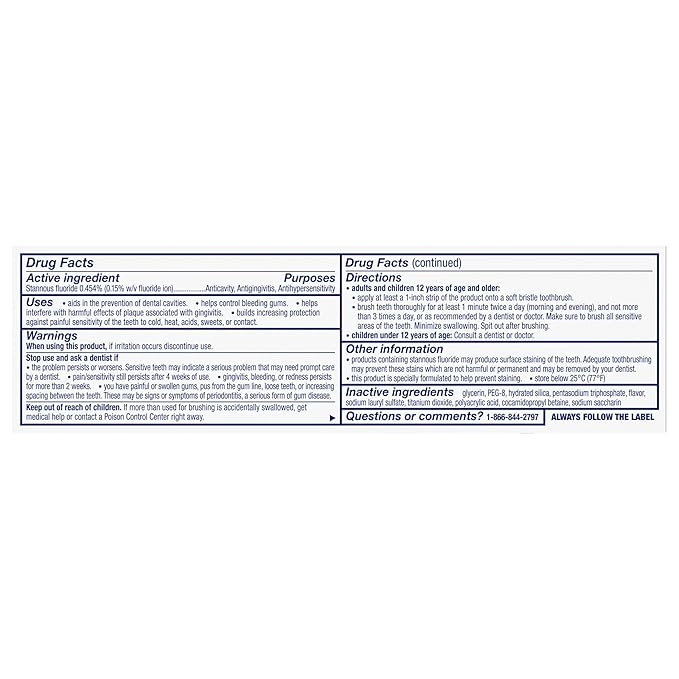 Sensodyne Sensitivity & Gum Whitening Toothpaste, Toothpaste for Sensitive Teeth & Gum Problems, 3.4 Ounces (Pack of 3)