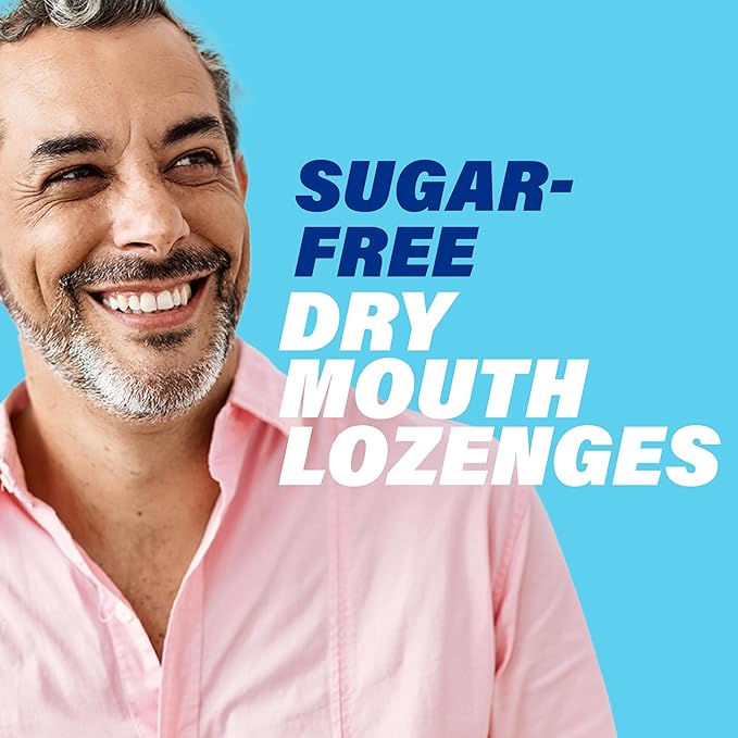 ACT Dry Mouth Lozenges With Xylitol, 36-Count, Sugar Free Honey-Lemon