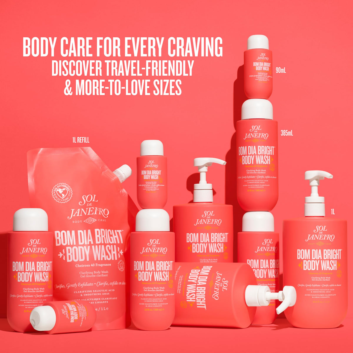 Sol de Janeiro Bom Dia Bright Body Wash Refill Pouch - 1L