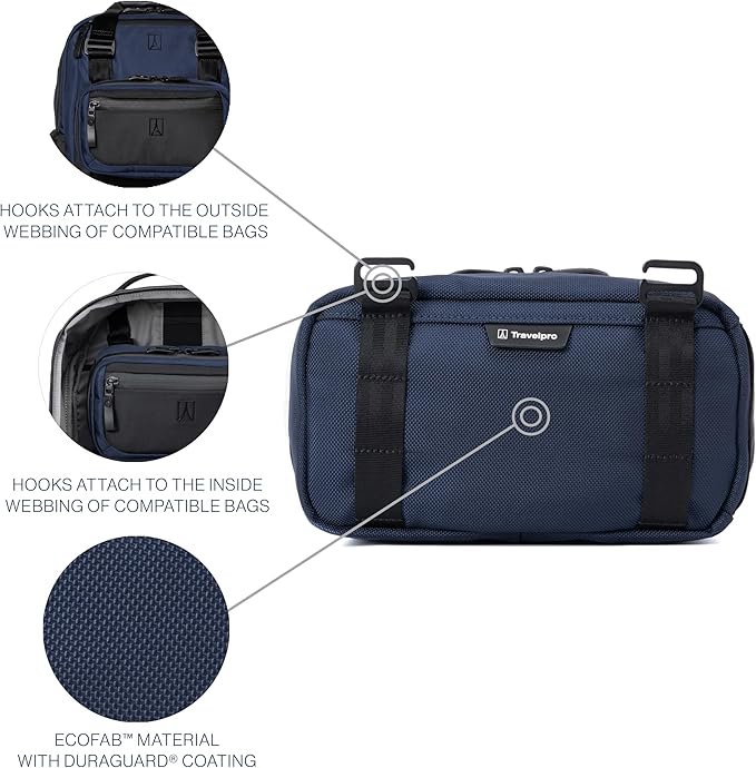 Travelpro Altitude Travel Essentials Organizaton Kit, Men and Women, Aviator Navy