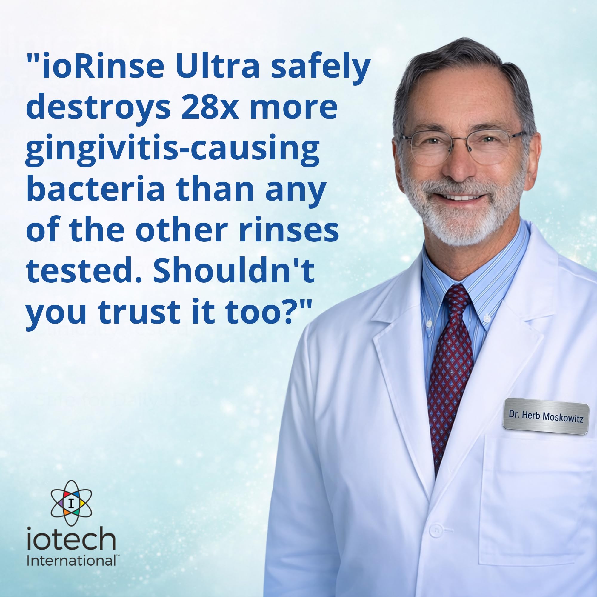 ioRinse Ultra Mouthwash is the Choice of 1,000s of Dentists as the Mouth Wash for Adults and Kids Oral Care. It's an Alcohol Free, Bad Breath Treatment and Gum mouthwash with Xylitol - Pack of 2