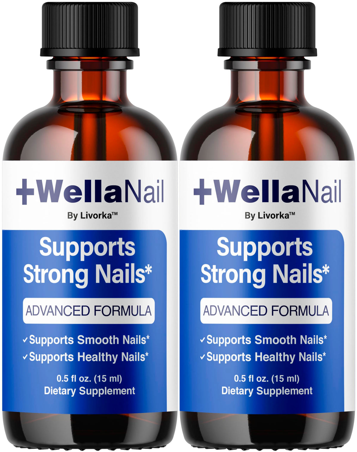 (2 Pack) WellaNail Drops - Official Wella Nail Advanced Liquid Drop Supplement - Maximum Strength, All Natural WellaNail Premium Support for Overall Health & Wellness Reviews, 2 Bottles for 2 Months