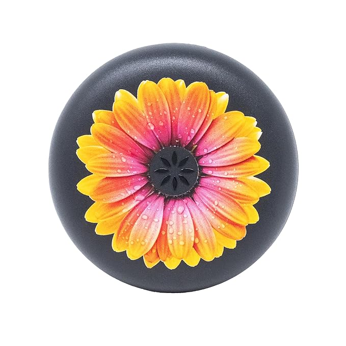 Invisalign Aligner and Retainer Case, Orange Daisy