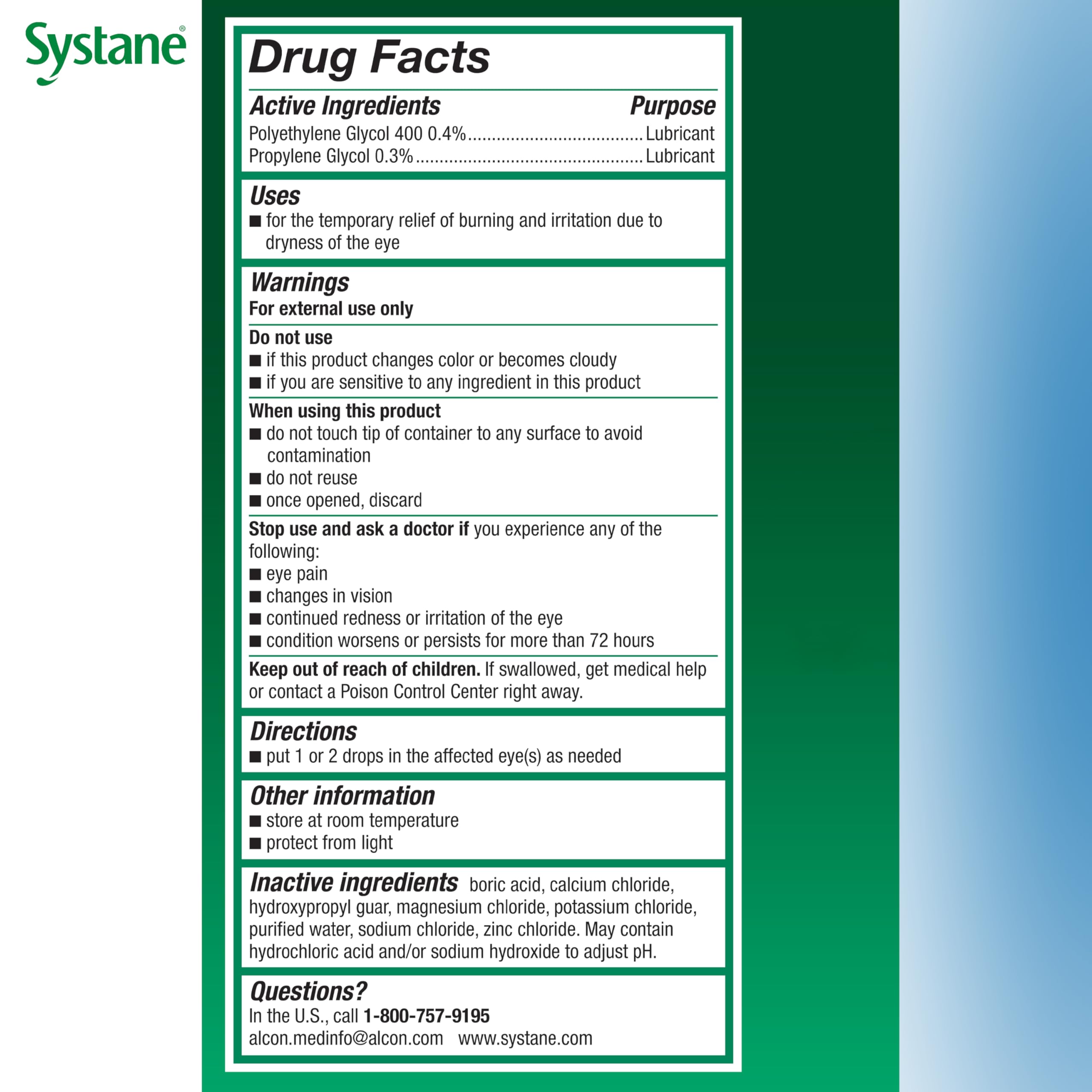 Systane Eye Lubricant 1 oz.Eye Drops, 1 Ct