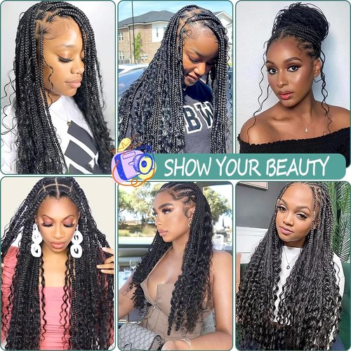 Deep Wave Bulk Human Hair For Braiding No Weft Unprocessed Brazilian Virgin Human Hair Extensions Wet And Wavy Micro Braiding Hair Bundles For Boho Braids Natural Color(26inch 2pack/100g)