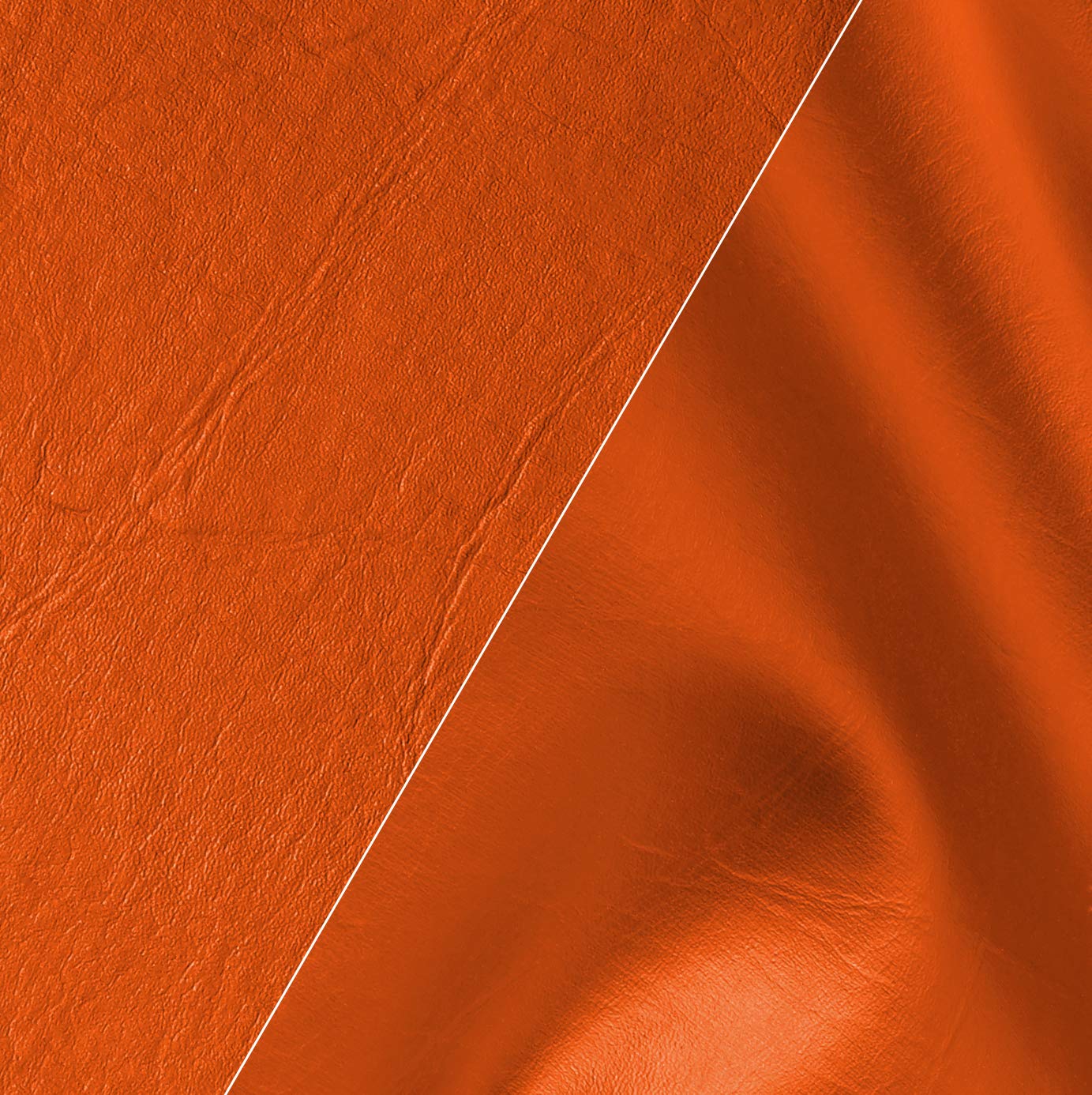 VViViD Orange Weatherproof Faux Leather Finish Marine Vinyl Fabric (5ft x 54)