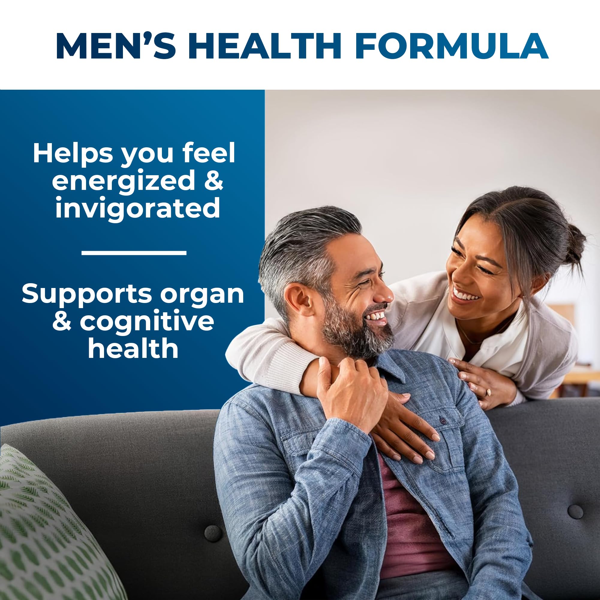 Ultimate Male Optimization 100% Grass Fed Beef Organ Supplement, Supports Test, Energy & Overall Men's Health & Wellness, Non-GMO Grass Fed Beef Organ Supplement with Liver, No Fillers 180 Capsules