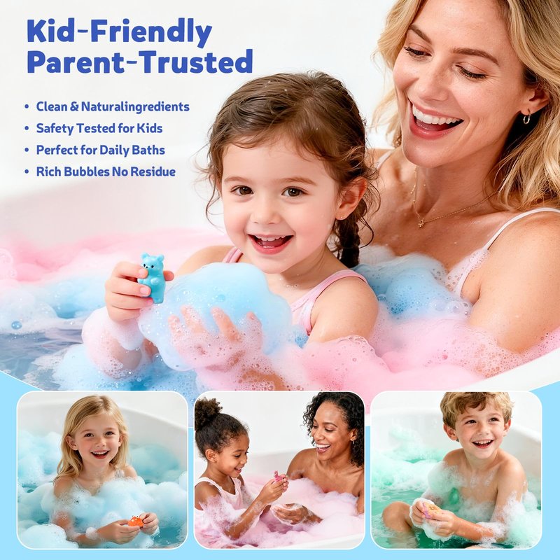 40 Kids Bath Bombs with Surprise Inside, Ocean & Jungle Animal Toys Gift Set with Natural Child-Safe Ingredients, Travel-Friendly Bath Bombs for Boys and Girls, Great for Birthdays, Christmas & Easter