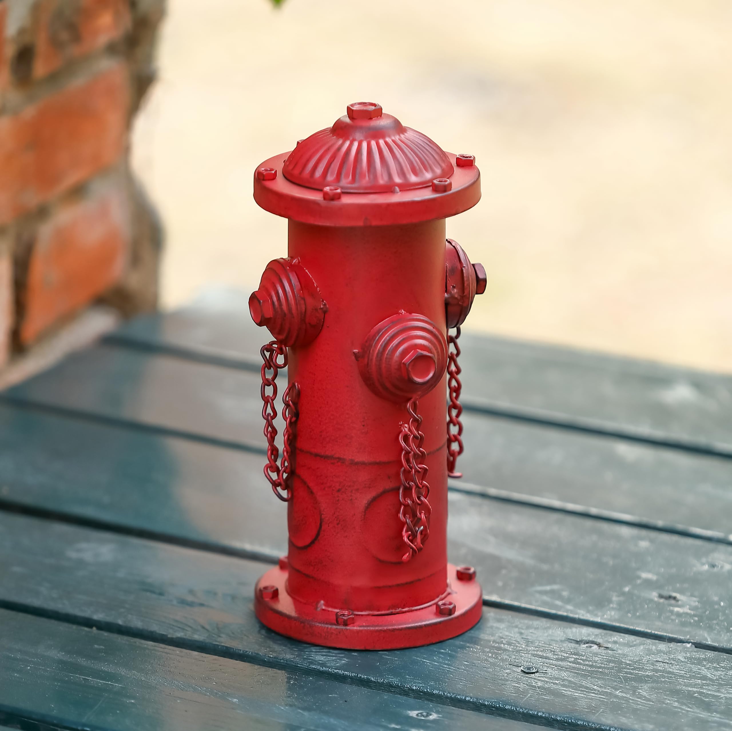 YiLifebes 9" H Small Dog Fire Hydrant Pee Post, Fire Hydrant for Home Decor
