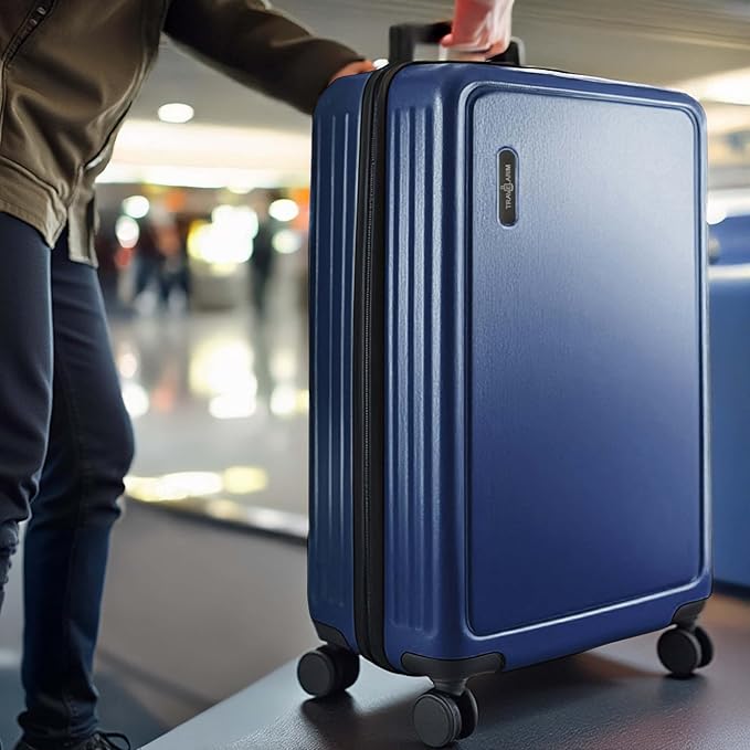 TRAVELARIM 28 Inch Luggage with Spinner Wheels, Hard Shell Suitcase with TSA Locks for Luggage, Travel Large Suitcase, Expandable Hard Shell Suitcases, Navy