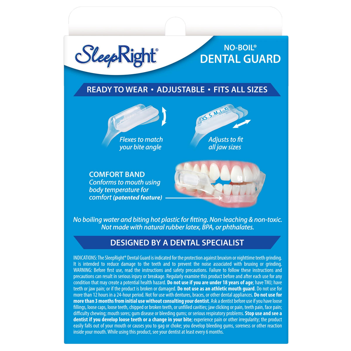 SleepRight Select-Comfort Night Guard – Dental Mouth Guard for Sleeping, Prevents Teeth Grinding & Clenching, Bruxism Protection (New Version)
