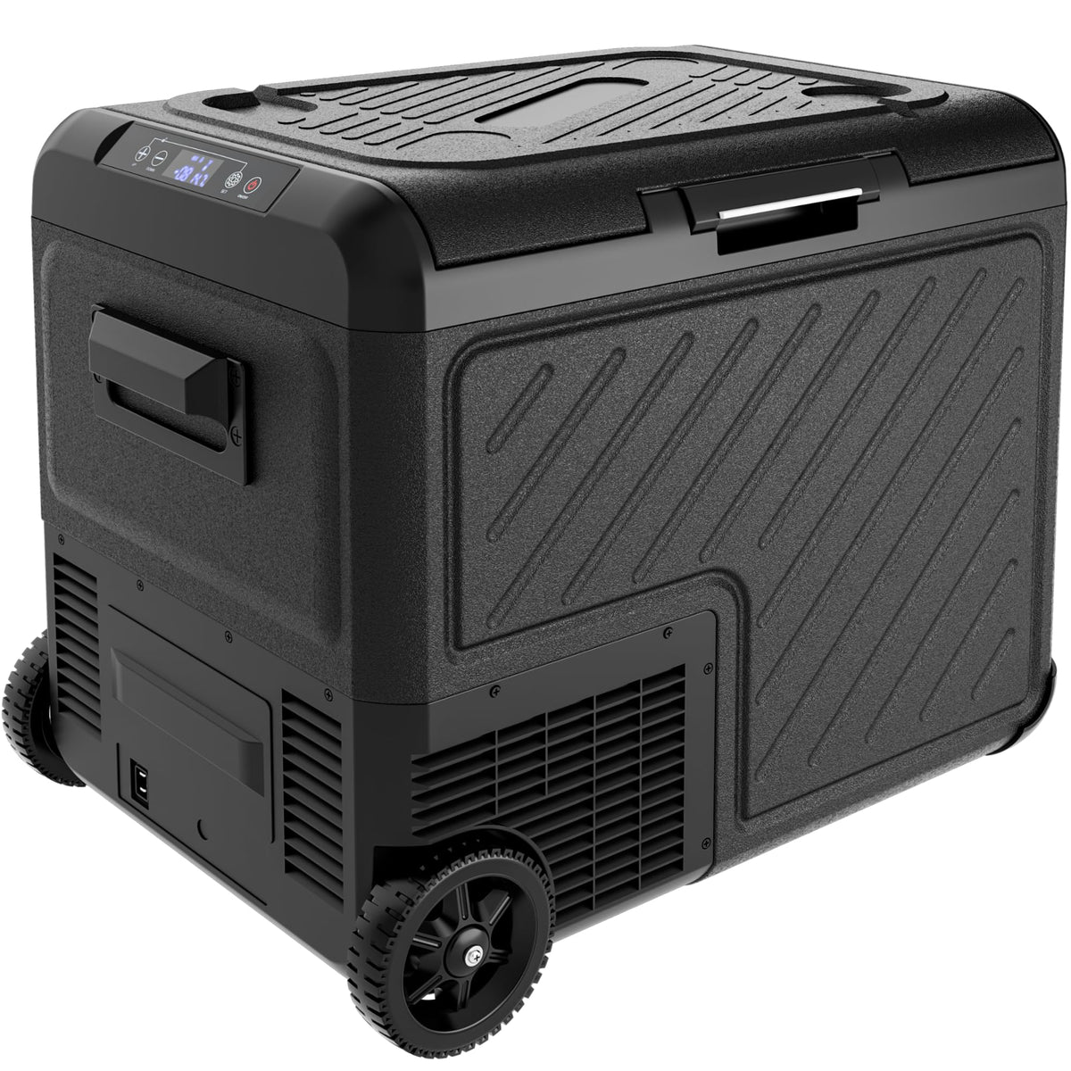 EUHOMY 12 Volt Refrigerator, 49QT Dual Zone Car Refrigerator, Electric Cooler 12/24V DC & 100-240V AC, Car Fridge -4?~68?, Porta