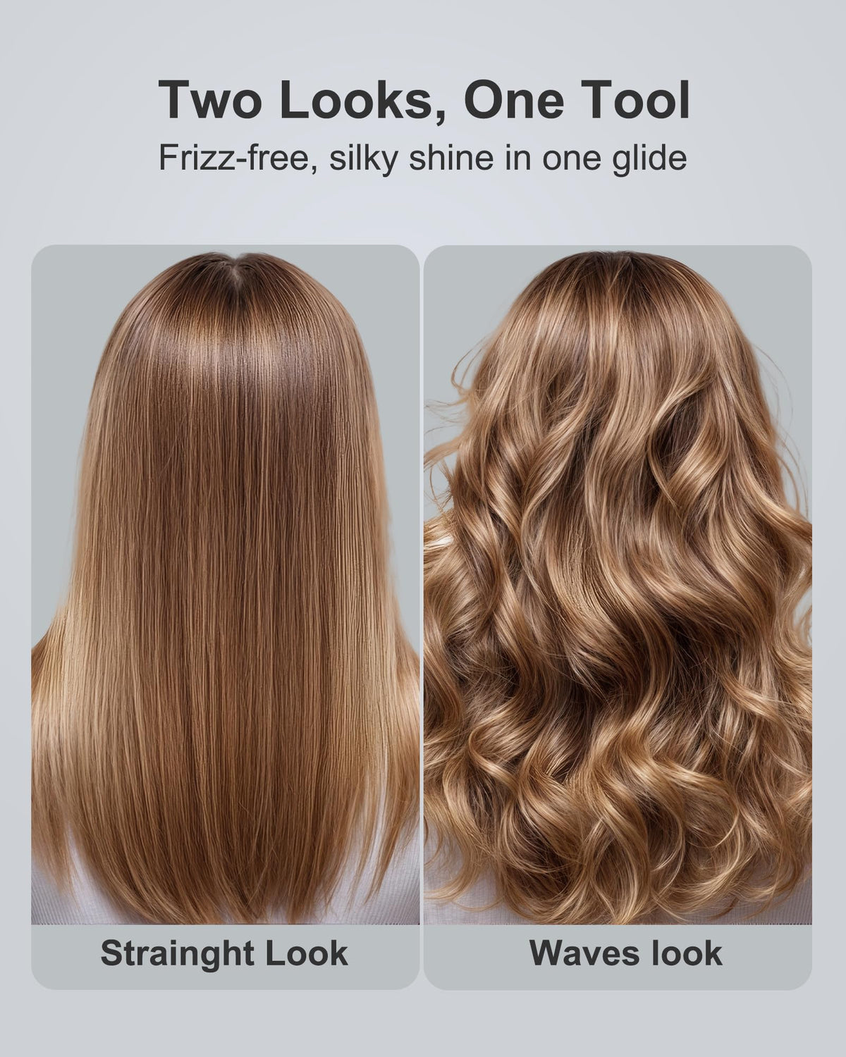 Annlary 1.75 Inches Flat Iron Hair Straightener with Heat Resistant Silicone Mat Pouch, Professional Ceramic Ionic Dual Voltage Straightener for Less Frizz, Shinier & Smoother Hair