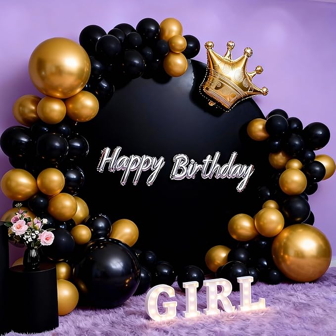 7.2FT Backgrounds Circle Arch Backdrop Cover, Round Arch Backdrop Cover, Round Balloon Arch Cover for Party, Wedding, Birthday Decorations