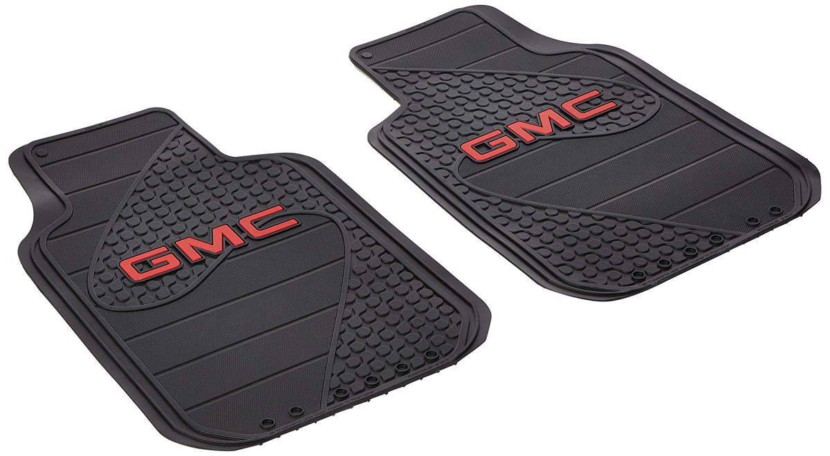 Plasticolor 001457R01 Gmc Factory Floor Trim-To-Fit Left And Right Universal Floor Mat - Set Of 2