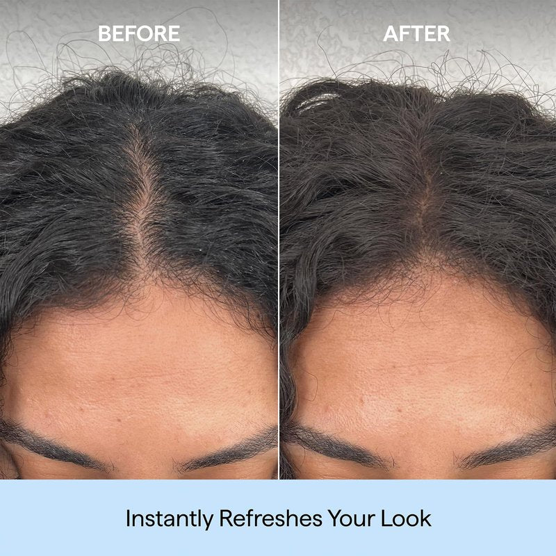 Briogeo Style + Treat Dry Shampoo Puff | Non-Aerosol & Talc-Free Root Refresh & Oil Absorption | Volumizing Powder| Vegan & Cruelty-Free | 0.5 oz