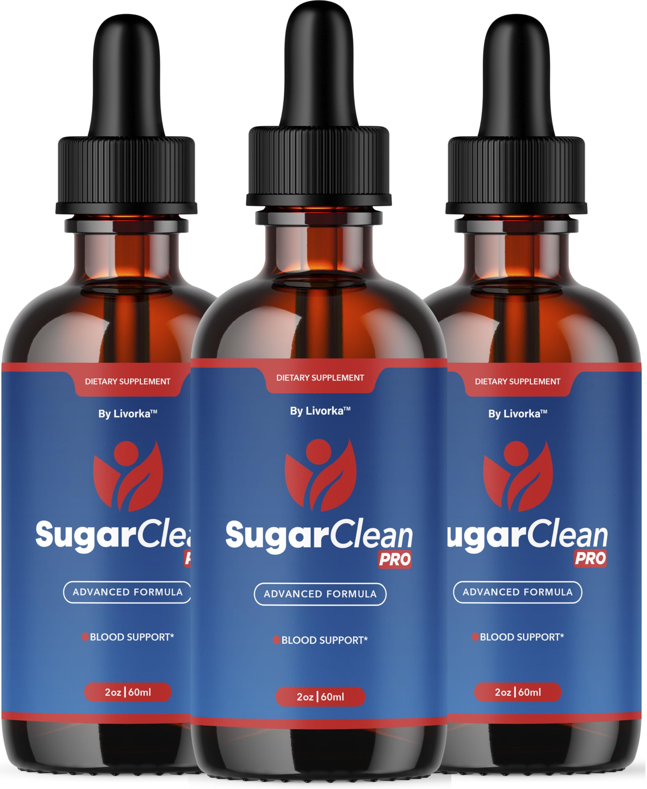 (3 Pack) Sugar Clean Pro Drops - Official SugarClean Pro Advanced Premium Liquid Formula Support - Maximum Strength, Natural Supplement for Overall Health & Wellness Reviews, 3 Bottles for 3 Months