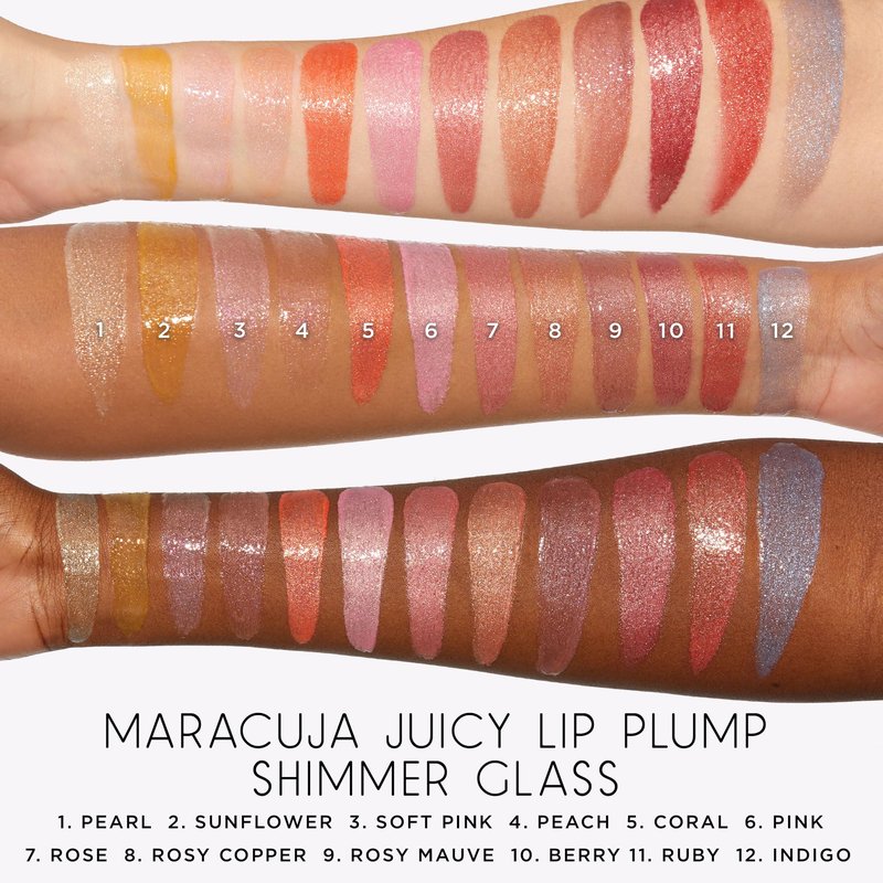 tarte maracuja juicy shimmer glass lip plump – Hydrating & Volumizing Lip Gloss Balm with Hyaluronic Acid & Vitamin E, Plumps & Moisturizes, Vegan & Cruelty-Free, full size, pearl