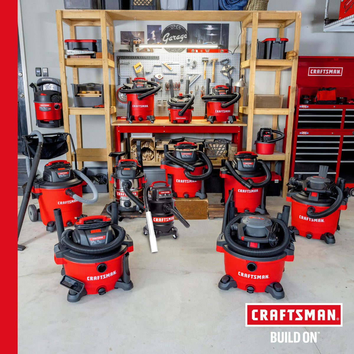 CRAFTSMAN CMXEVBE17040 4 Gallon 5.0 Peak HP Wet Dry Shop Vacuum